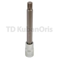 Головка с длинной вставкой SPLINE 1/2" M12x140мм для болтов ГБЦ.