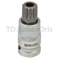 Головка со вставкой SPLINE с отверстием 1/2" MH16x55.