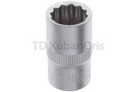 Головка двенадцатигранная 1/2" 15мм.