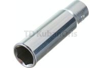 Головка торцевая глубокая 6-гранная 1/4" х 10мм, длина 50мм.