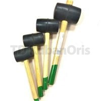 Киянка резиновая d45 (260г) . Деревянная ручка