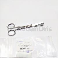 Ножницы тупоконечные, вертикально-изогнутые, 145мм 