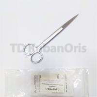 Ножницы с 2 о/к, остроконечные, прямые 165мм