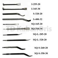 Зубило электрообмотчика изогнутое 40°, SQ-S-310-20