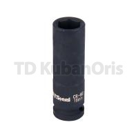 Головка ударная шестигранная удлиненная 1/2" 16мм.