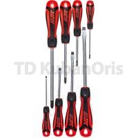 Набор отверток усиленных, 8 предмета SL3.0x75, SL5.5x75, SL6.5x100, SL8.0x150, PH0x75, PH1x75, PH2x1