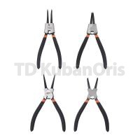 Набор съемников стопорных колец 170мм 4 предмета