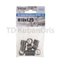 Вставка резьбовая M10X1.25 (упак.10шт) (VR)