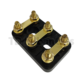 Колодка клеммная T 200-225 с перемычками, латунь