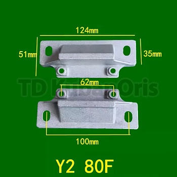 Лапы электродвигателя (нижнее крепление) 62/100