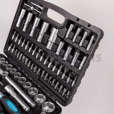 Набор инструмента 108 предм. 1/2" 1/4"DR, CrV AUTOVIRAZH AV-212108