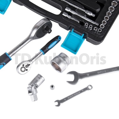 Набор инструмента 61 предм. 1/2" 1/4"DR, CrV AUTOVIRAZH AV-212061