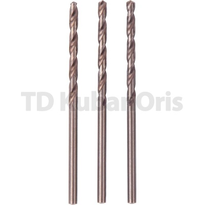 Сверло по металлу кобальтовое HSS-Co  2,5мм 3шт.  Monogram