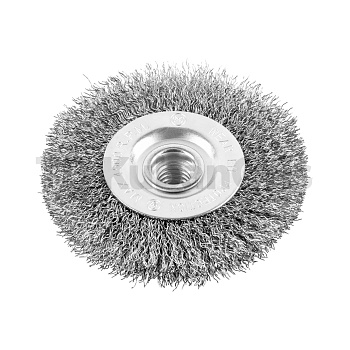 Кордщетка стальная плоская для УШМ 100мм MONOGRAM
