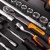 Набор инструментов AV Steel 118 предметов, 1/4", 1/2", профессиональный AV-011118