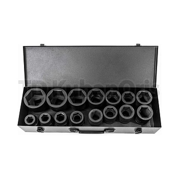 Набор головок ударных (15 предметов, 1"DR, 22-60 мм) Rossvik ST239