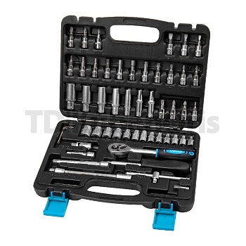 Набор инструмента 53 предм. 1/2" 1/4"DR, CrV AUTOVIRAZH AV-212053