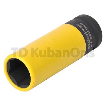 Головка ударная удлиненная тонкостенная 1/2" 19мм. 