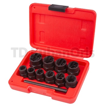 Набор головок-экстракторов высоких (11 предметов 9-19 мм) AV Steel AV-921089