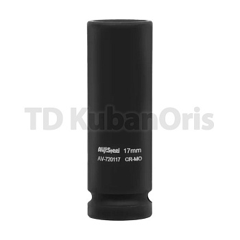 Головка ударная шестигранная удлиненная 1/2" 17мм.