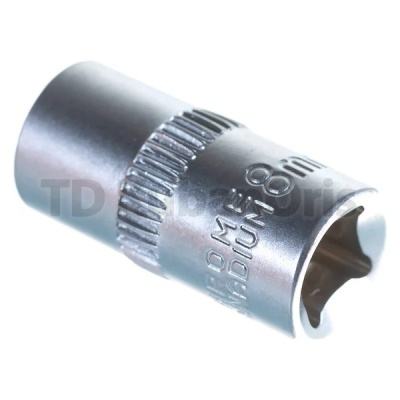 Головка шестигранная 1/4" 8мм.