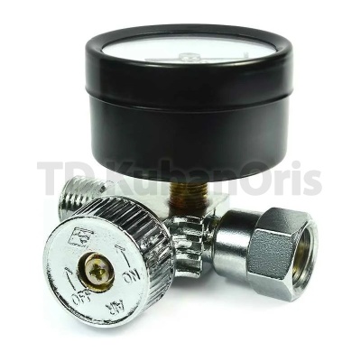 Манометр с регулятором давления  (G1/4"-1/4")