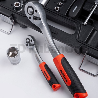 Набор инструмента AV Steel 97 предметов 1/4",1/2", профессиональный AV-011097