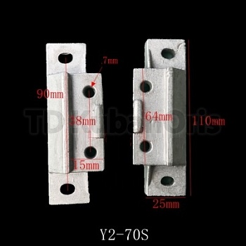 Лапы электродвигателя Y2-71 (верхнее крепление) 38/90S