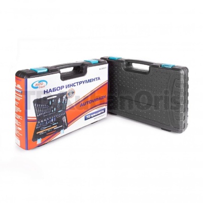 Набор инструмента 72 предм. 1/2" 1/4"DR, CrV AUTOVIRAZH AV-212072