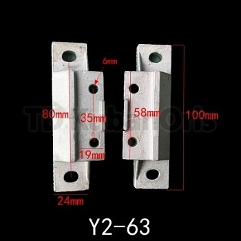 Лапы электродвигателя (верхнее крепление) 35/80