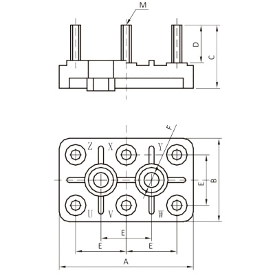 Колодка клеммная T 180