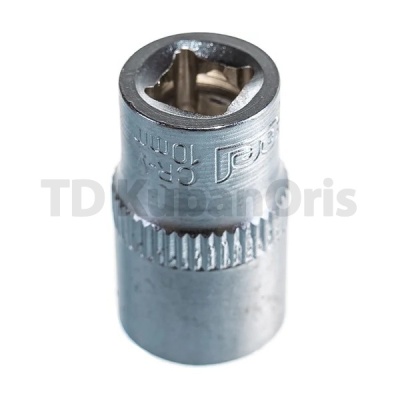 Головка шестигранная 1/4" 10мм.