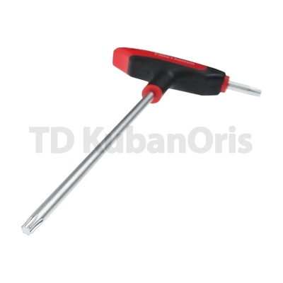 Двусторонний ключ TORX с отверстием и Т-образной рукояткой JTC T30H JTC-784830