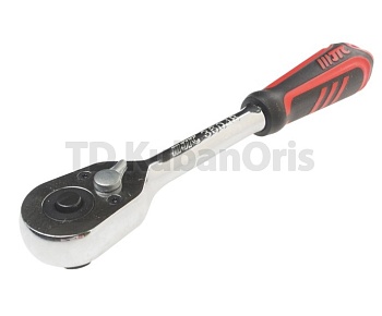 Трещотка 1/2" 36-зубцовая с резиновой рукояткой, длина 248мм.