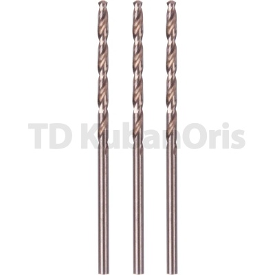 Сверло по металлу кобальтовое HSS-Co  2,0мм 3шт. Monogram