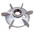 Вентилятор Алюм (крыльчатка охлаждения 38/200/40-6)