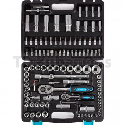 Набор инструмента 108 предм. 1/2" 1/4"DR, CrV AUTOVIRAZH AV-212108