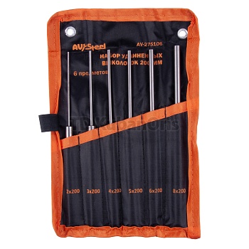 Набор выколоток удлиненных 200мм, 6 пр.						