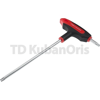 Двусторонний ключ TORX с отверстием и Т-образной рукояткой JTC T30H JTC-784830