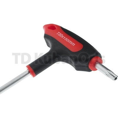 Двусторонний ключ TORX с отверстием и Т-образной рукояткой JTC T30H JTC-784830