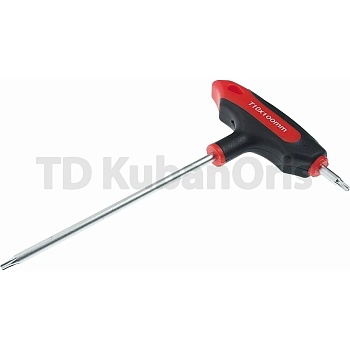 Двусторонний ключ JTC TORX с отверстием T10H и Т-образной рукояткой JTC-784810