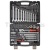 Набор инструментов AV Steel 76 предметов, 1/4", 1/2", профессиональный AV-011076