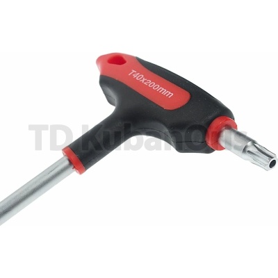 Двусторонний ключ JTC TORX с отверстием T40H и Т-образной рукояткой JTC-784840