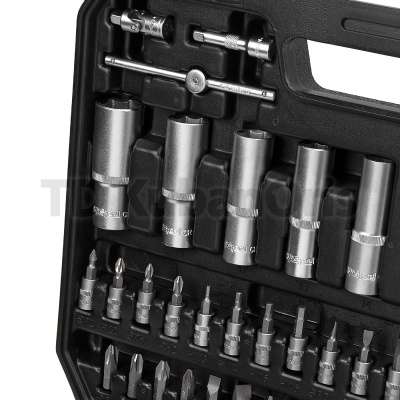 Набор инструментов AV Steel 110 предметов, 1/4", 1/2", профессиональный AV-011110