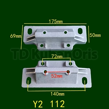 Лапы электродвигателя (нижнее крепление) 52/72/140
