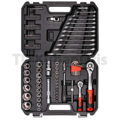 Набор инструмента AV Steel 97 предметов 1/4",1/2", профессиональный AV-011097