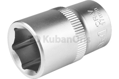 Головка шестигранная 1/2" 17х38мм.