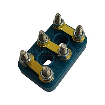 Колодка клеммная T 63-80 с перемычками, сталь