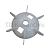 Вентилятор (крыльчатка охлаждения 19/138/25-6)п