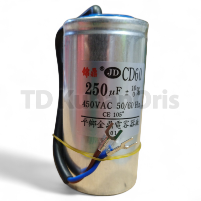 Конденсатор CD60 250,0µF (AL) пусковой